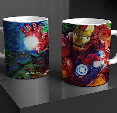 Ironman Watercolour Mug