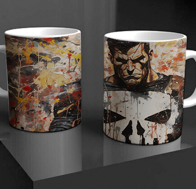 Punisher Painting Mug