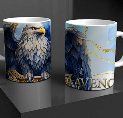 Wizard School Blue House Mug 2