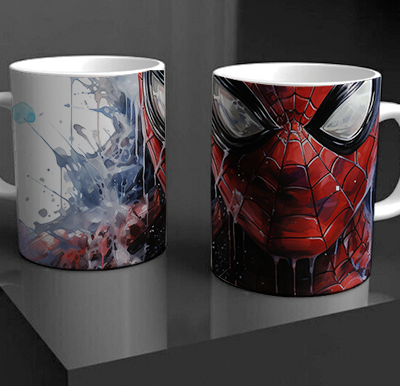 Spiderman Watercolour Mug