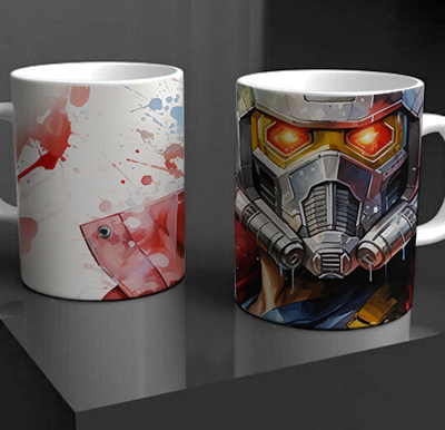Starlord Watercolour Mug