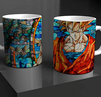 DBZ Stained Glasss Mug