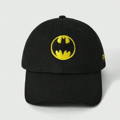 WB Batman Logo Embroidered Baseball Cap