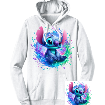 Stitch White Hoodie