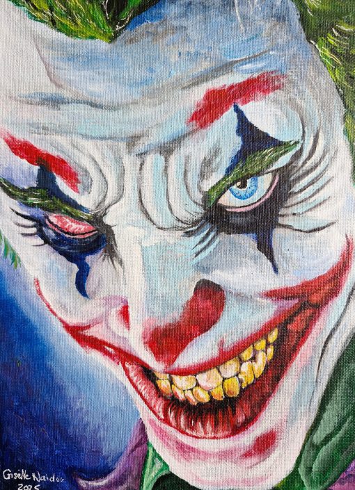The Joker Canvas Board Painting